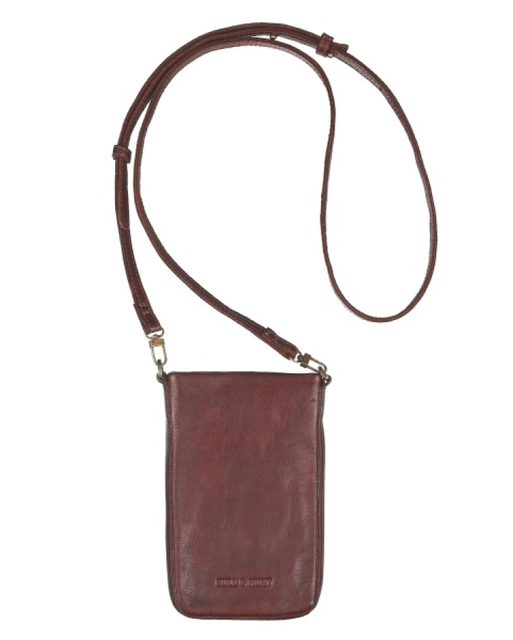 PHONE POUCH SUKI COGNAC